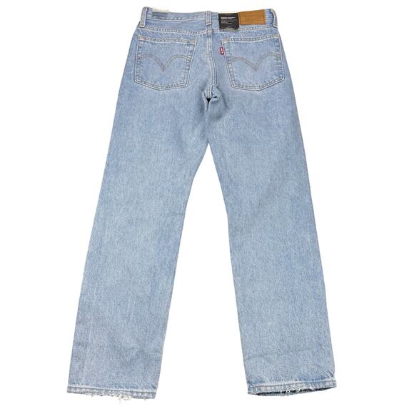 NWT LEVI'S Premium Wedgie Straight Jean In Probably Okay Size 24 x 28 - Picture 5 of 10